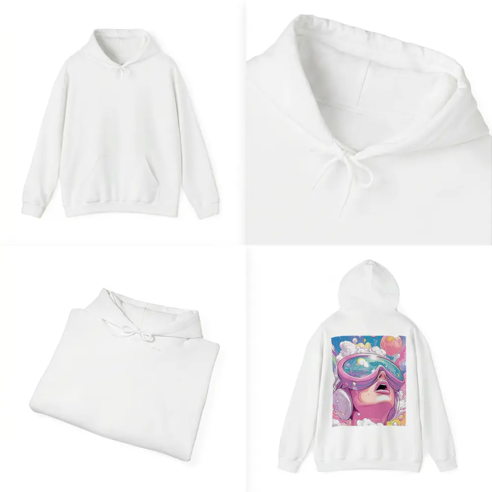 Anime Girl VR Goggles Cosmic Space Dream – Hoodies