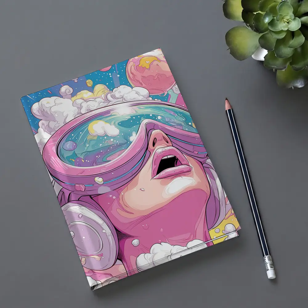 Anime Girl VR Goggles Cosmic Space Dream – Notebooks