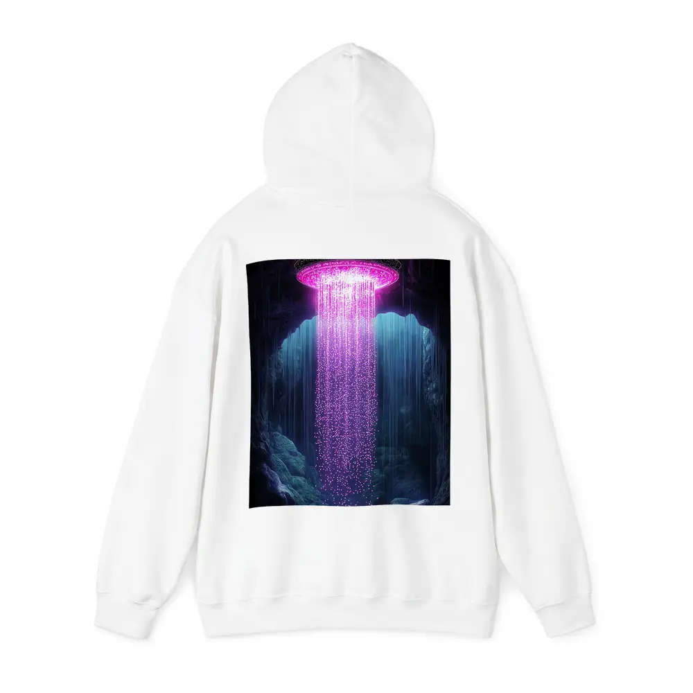 Neon Pink UFO Shower Cave Dark Fantasy – Hoodies