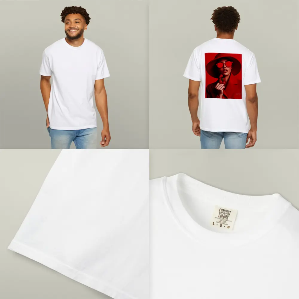 Red Fashion Woman Hat Sunglasses Strawberries – T-Shirts