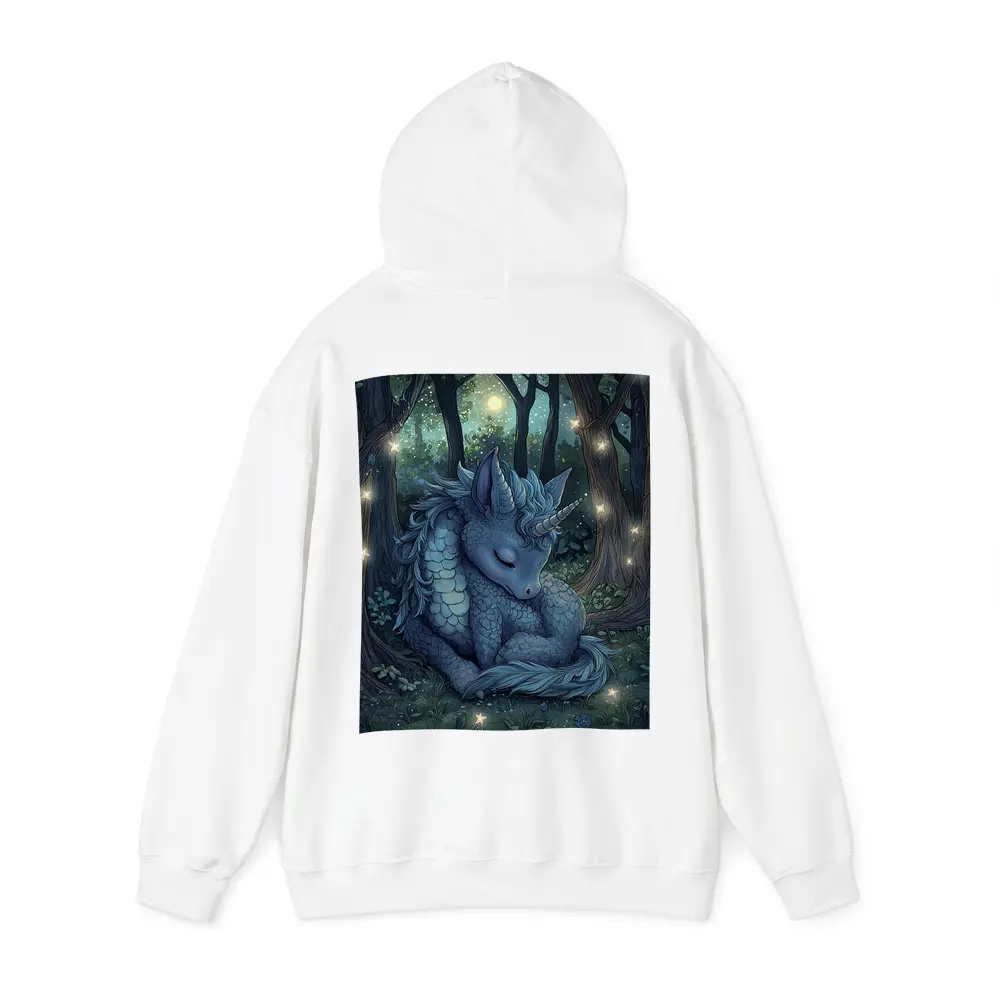 Sleeping Dragon Unicorn Glowing Enchanted Forest – Hoodies