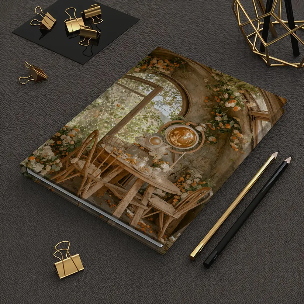 Floral Arch Cottage Garden Room Interior – Notebooks