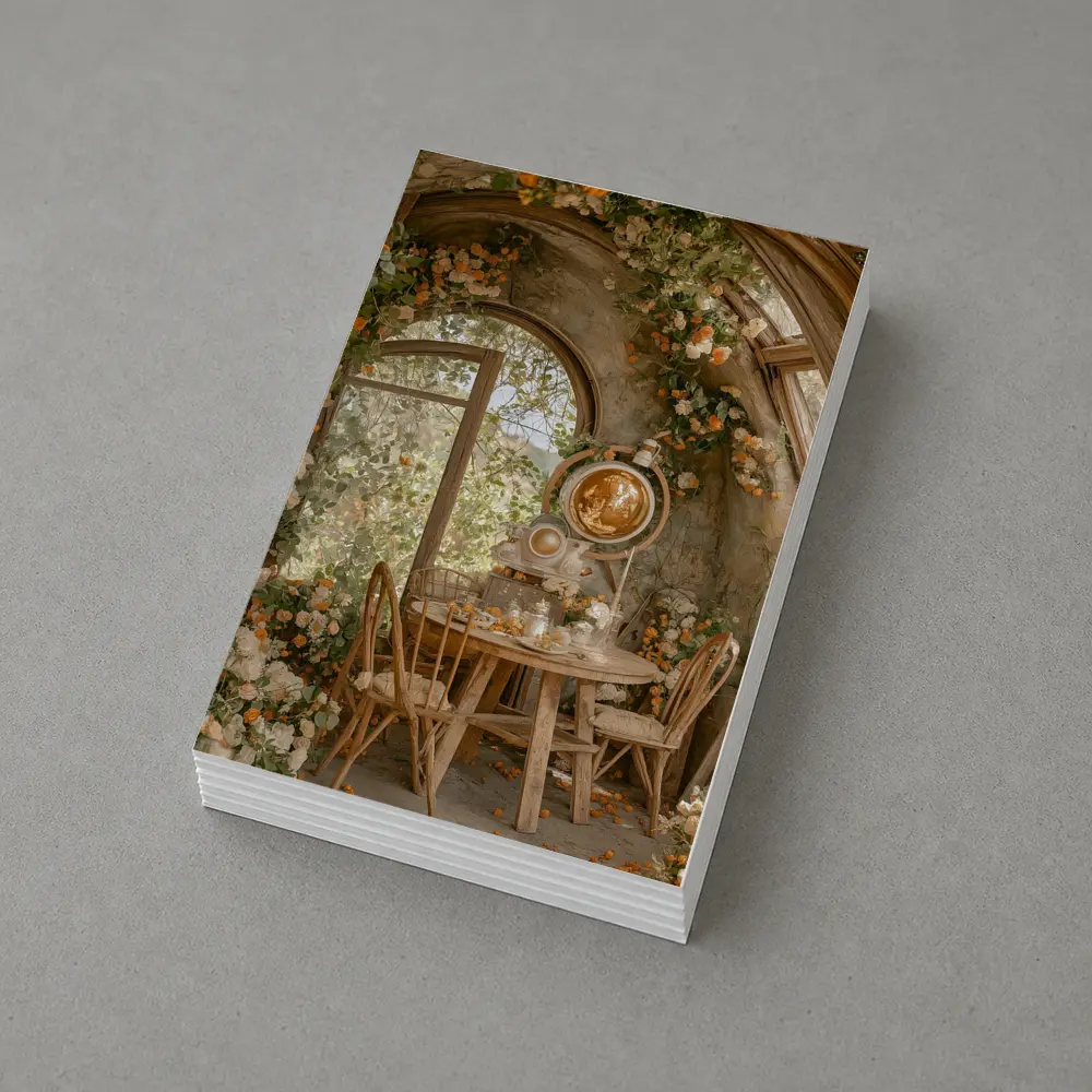 Floral Arch Cottage Garden Room Interior – Postcards