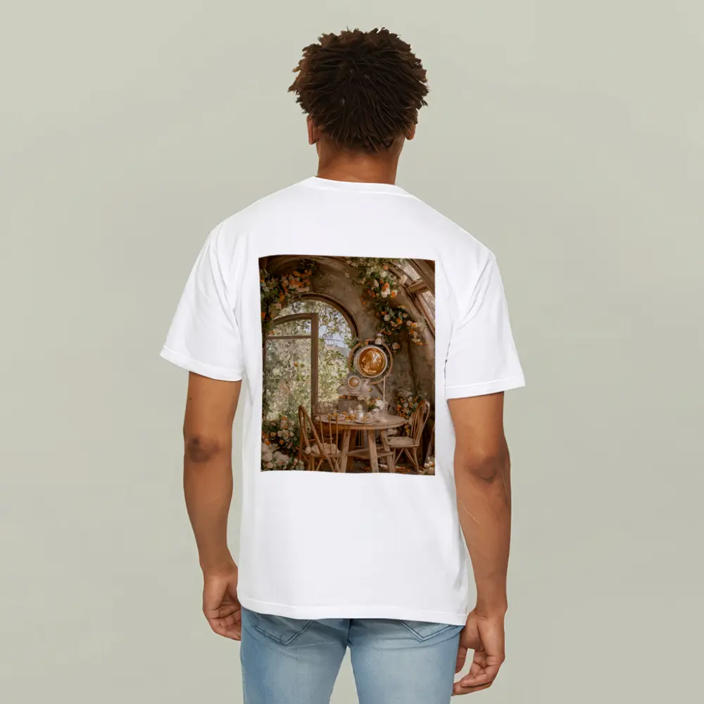 Floral Arch Cottage Garden Room Interior – T-Shirts