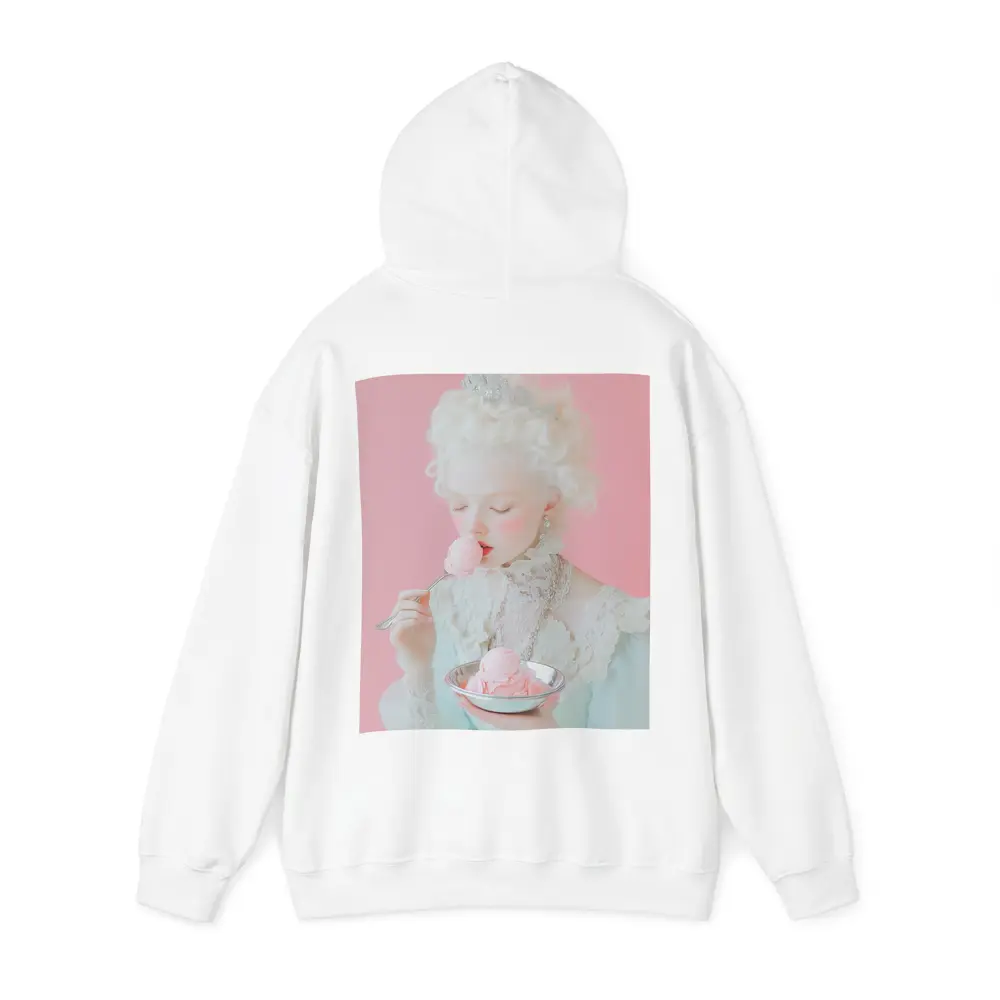 Rococo Princess Eating Pink Ice Cream – Hoodies