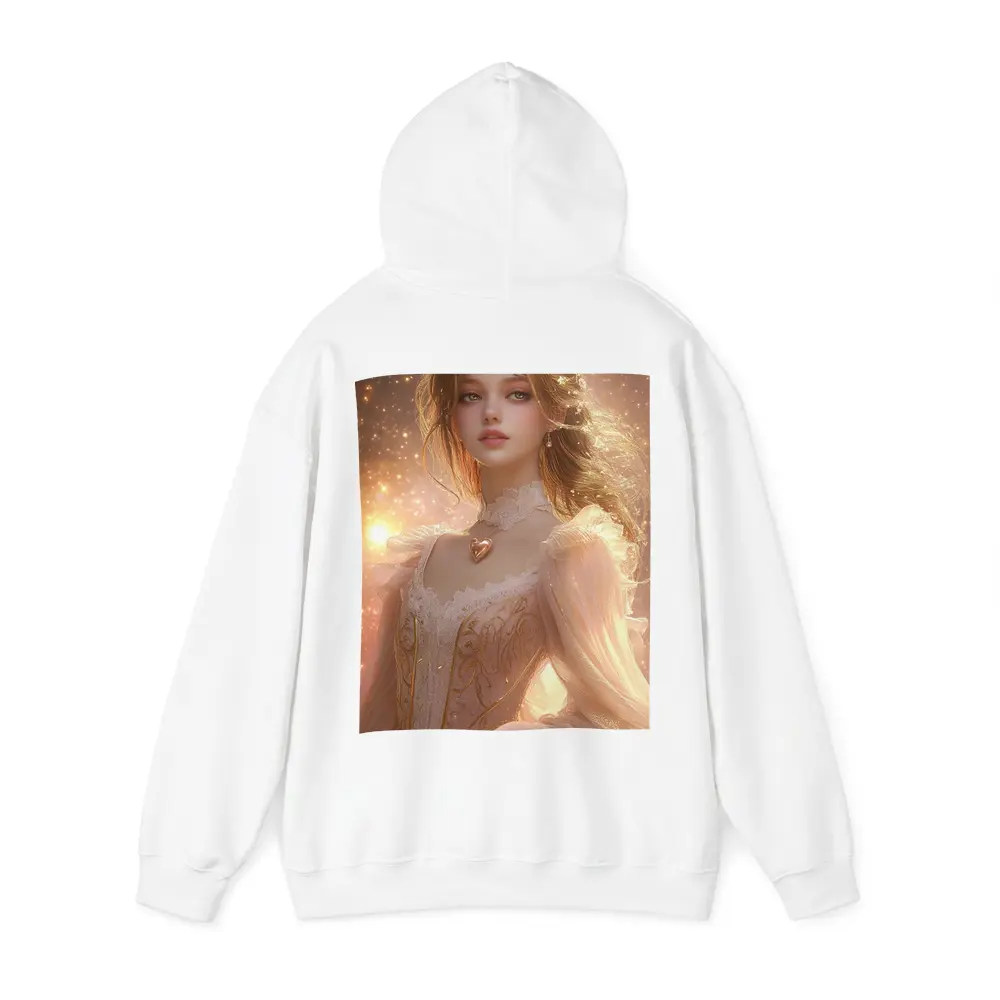 Fantasy Girl Golden Stars Dreamy Pink Gown – Hoodies