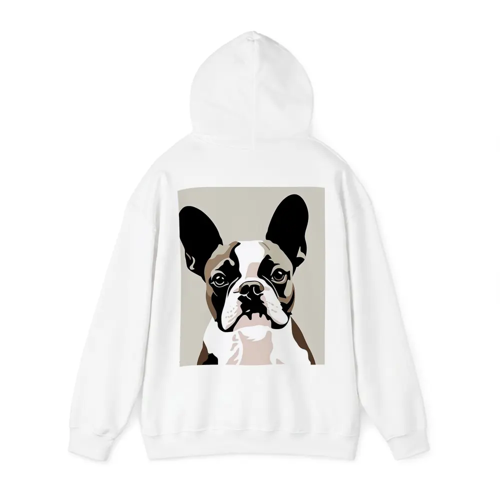 French Bulldog Pop Art Beige Background – Hoodies
