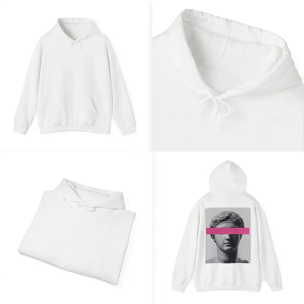 Greek Goddess Statue Pink Bar Pop Art – Hoodies