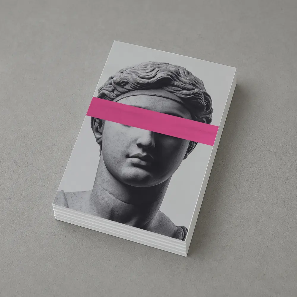 Greek Goddess Statue Pink Bar Pop Art – Postcards