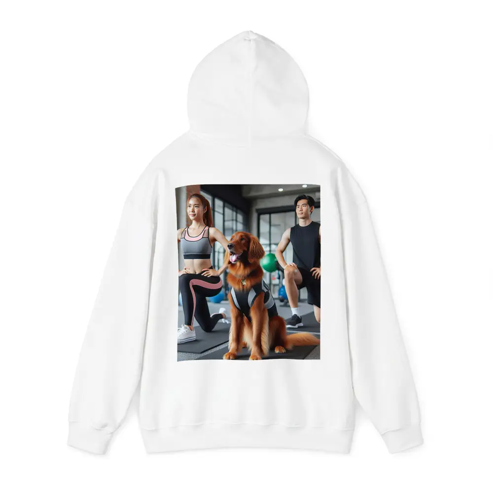 Golden Retriever Dog Gym Fitness Workout – Hoodies