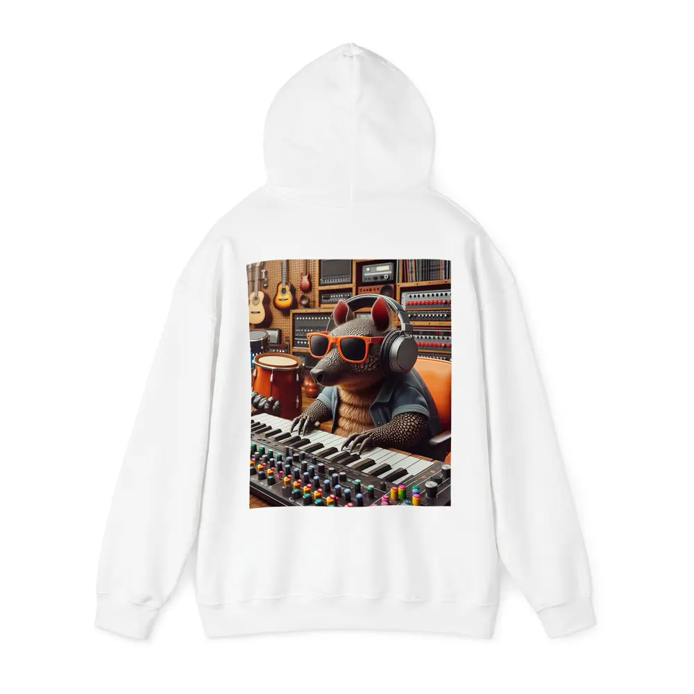 Armadillo DJ In Music Recording Studio – Hoodies