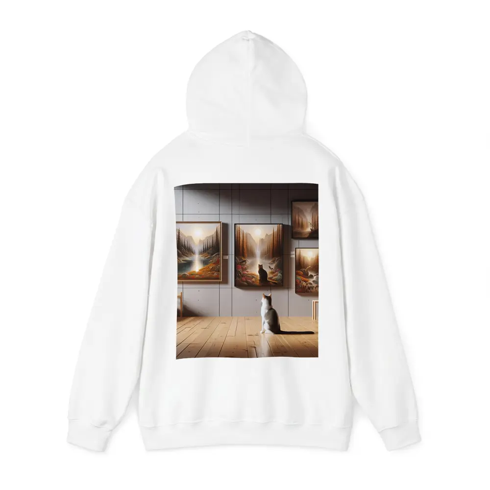 Cats Watching Forest Wilderness Paintings Gallery – Hoodies