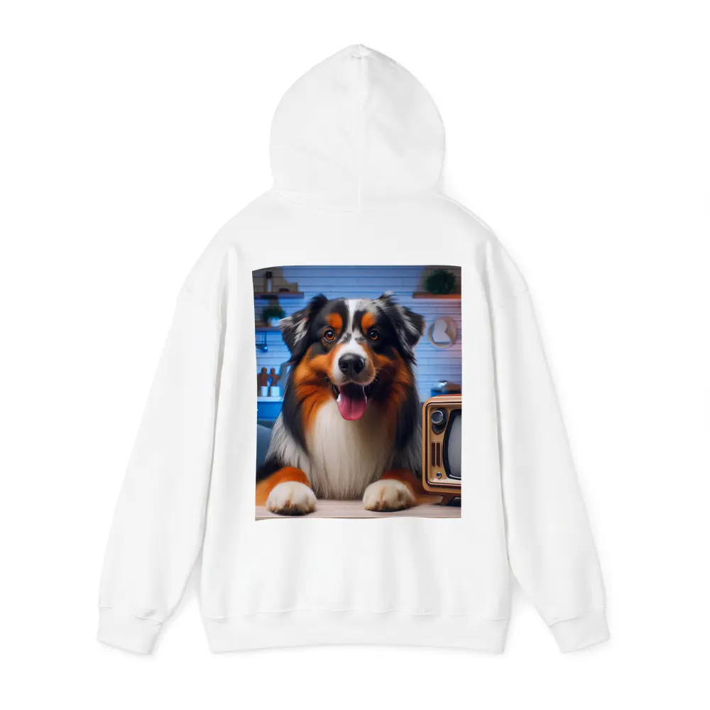 Australian Shepherd Dog Cozy Home Interior – Hoodies