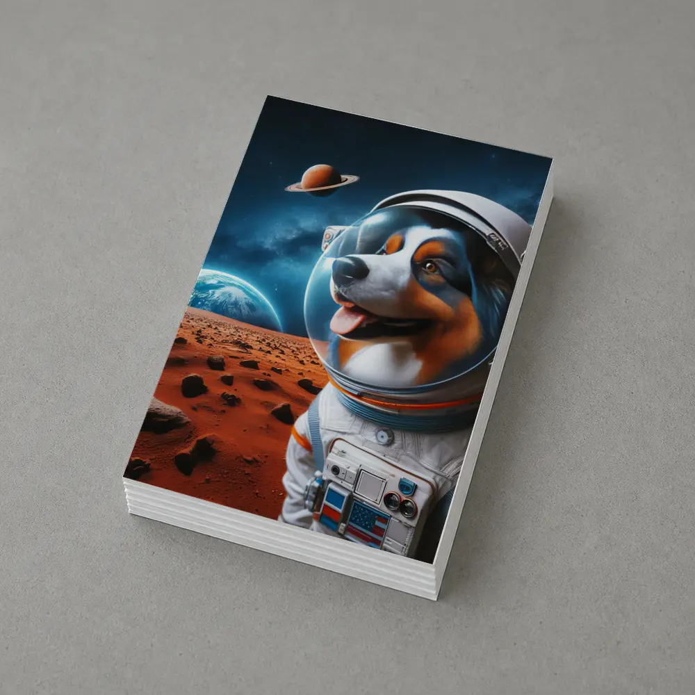 Australian Shepherd Astronaut Dog Space Planet – Postcards
