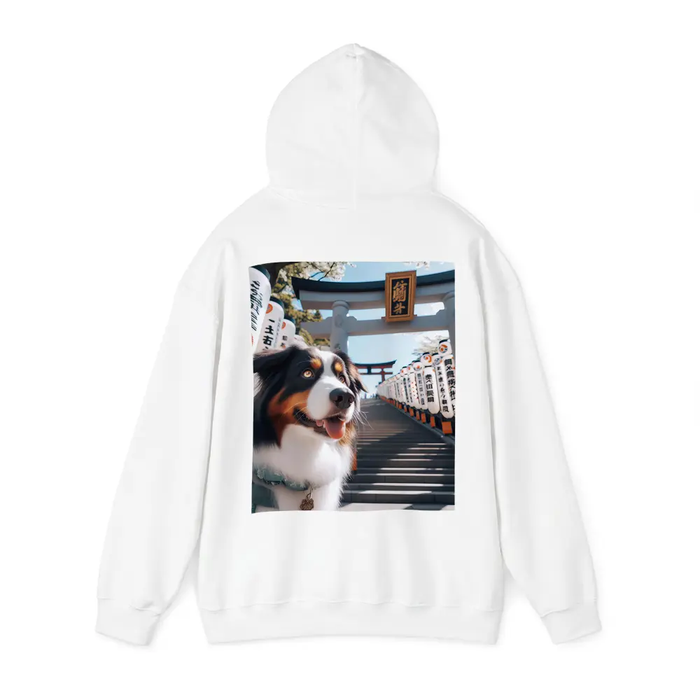 Australian Shepherd Dog Japanese Shrine Torii Gates – Hoodies