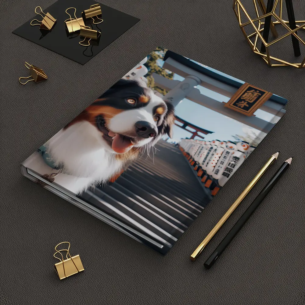 Australian Shepherd Dog Japanese Shrine Torii Gates – Notebooks