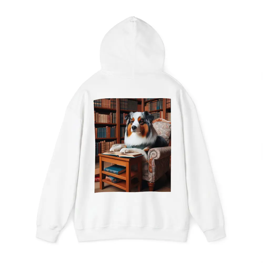 Australian Shepherd Reading Book Library Chair – Hoodies