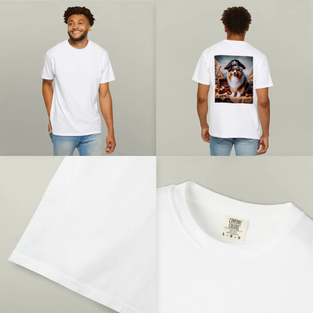 Australian Shepherd Pirate Dog Ship Deck – T-Shirts