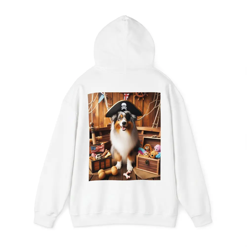 Australian Shepherd Pirate Dog Treasure Chest – Hoodies