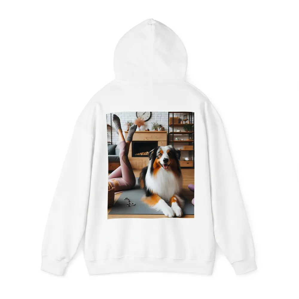 Australian Shepherd Dog Yoga Home Interior – Hoodies