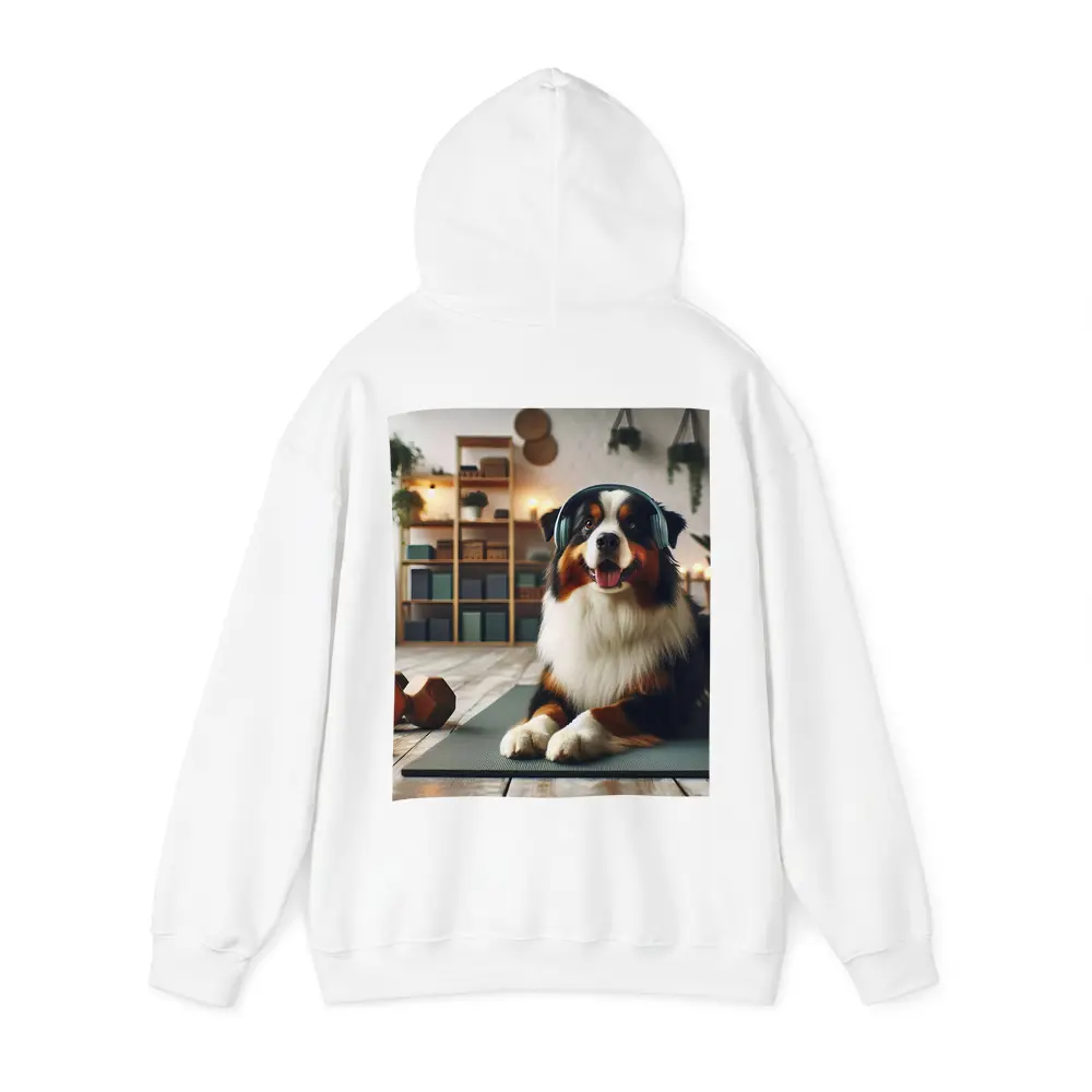 Bernese Mountain Dog Headphones Home Gym – Hoodies