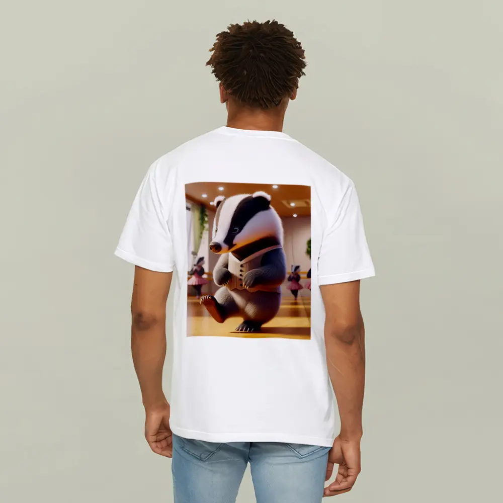 Dancing Badger In Ballet Studio Art – T-Shirts
