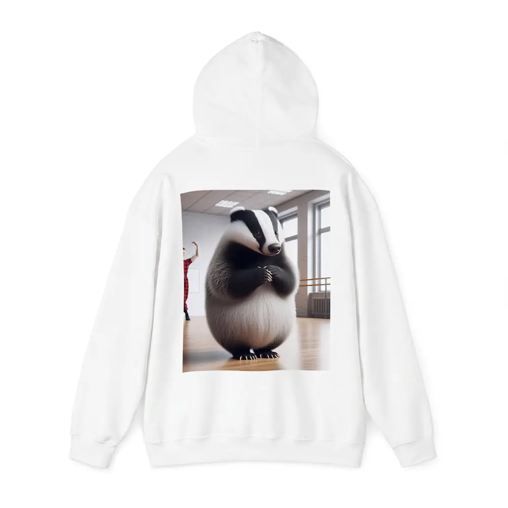 Dancing Badger In Ballet Studio Art – Hoodies