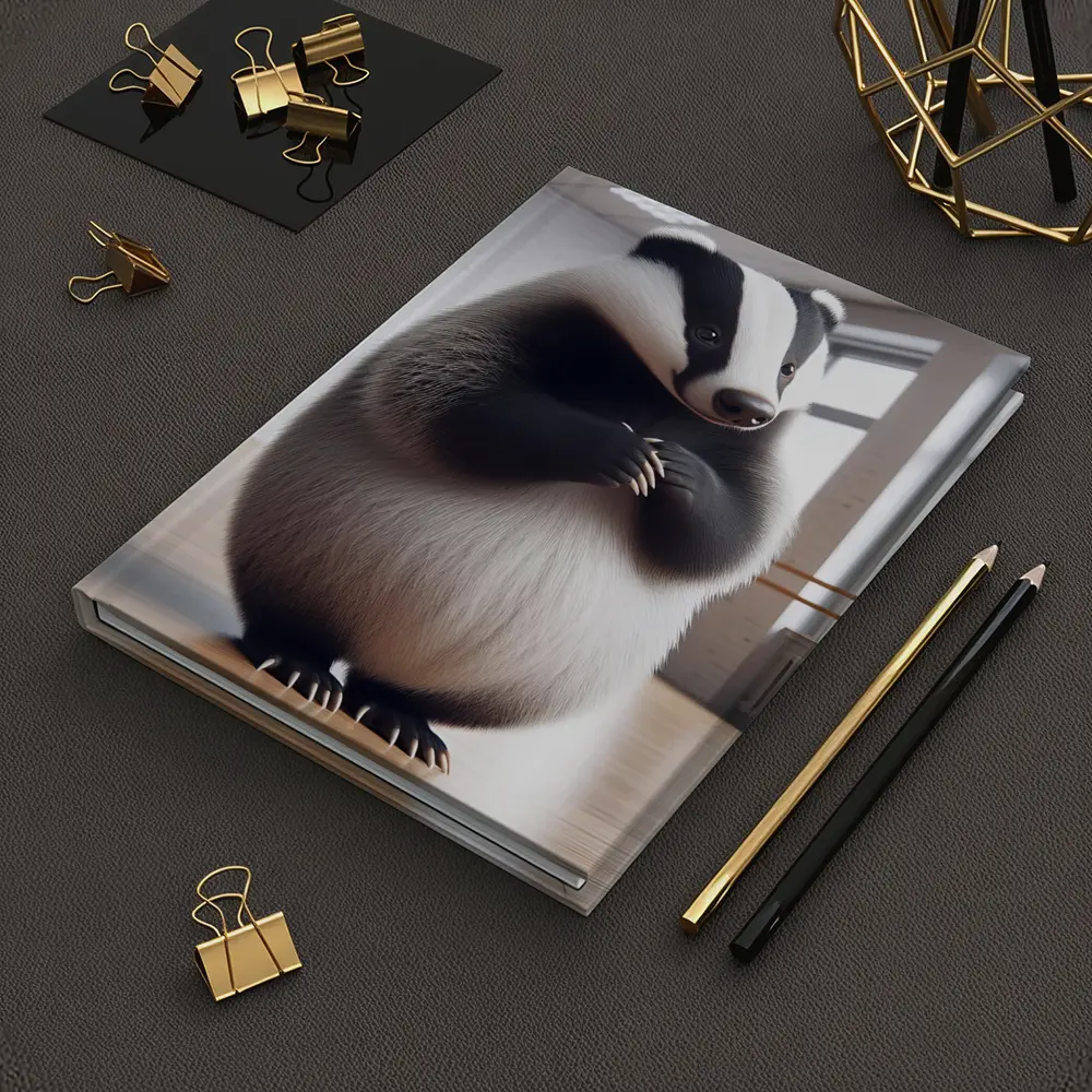 Dancing Badger In Ballet Studio Art – Notebooks