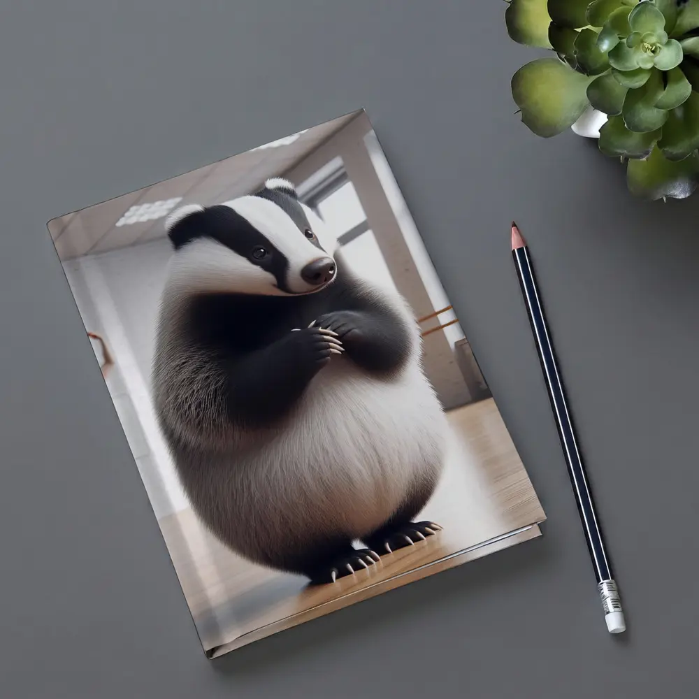 Dancing Badger In Ballet Studio Art – Notebooks