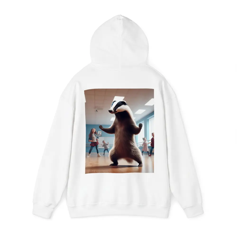Badger Dancing With Kids In Studio – Hoodies