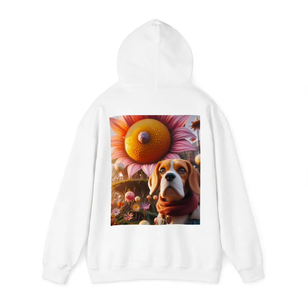 Beagle Dog Fantasy Floral Whimsical World – Hoodies