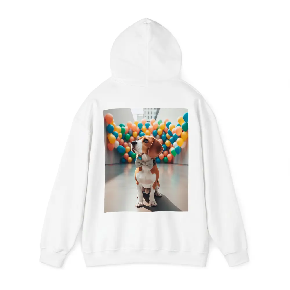 Beagle Dog Bow Tie Colorful Balloons Gallery – Hoodies