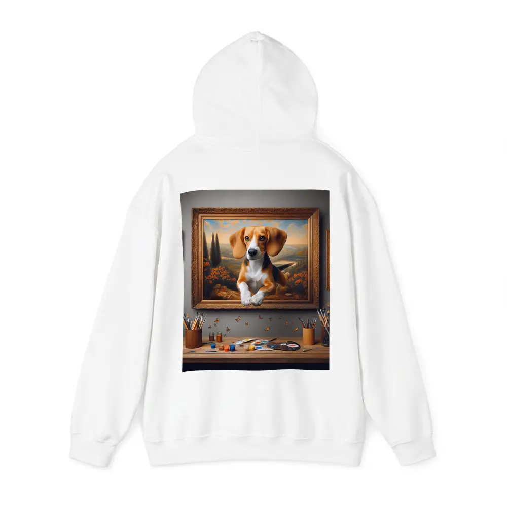 Beagle Puppy Classical Oil Painting Art – Hoodies