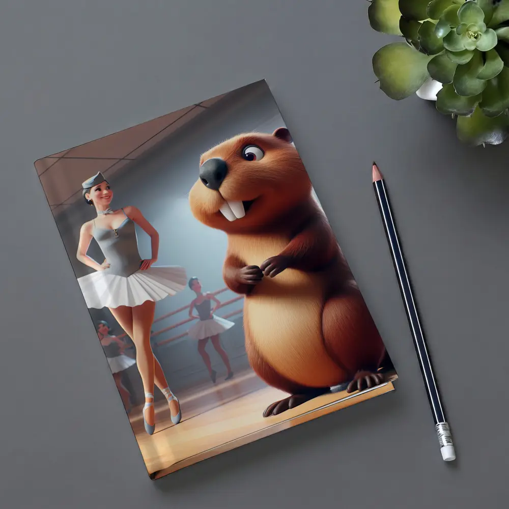 Beaver and Ballerina in Dance Studio – Notebooks
