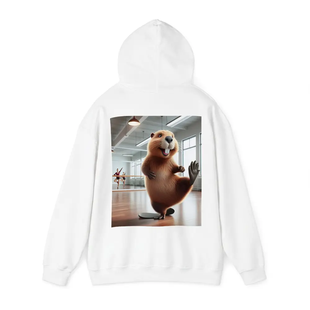 Dancing Beaver In Ballet Studio – Hoodies
