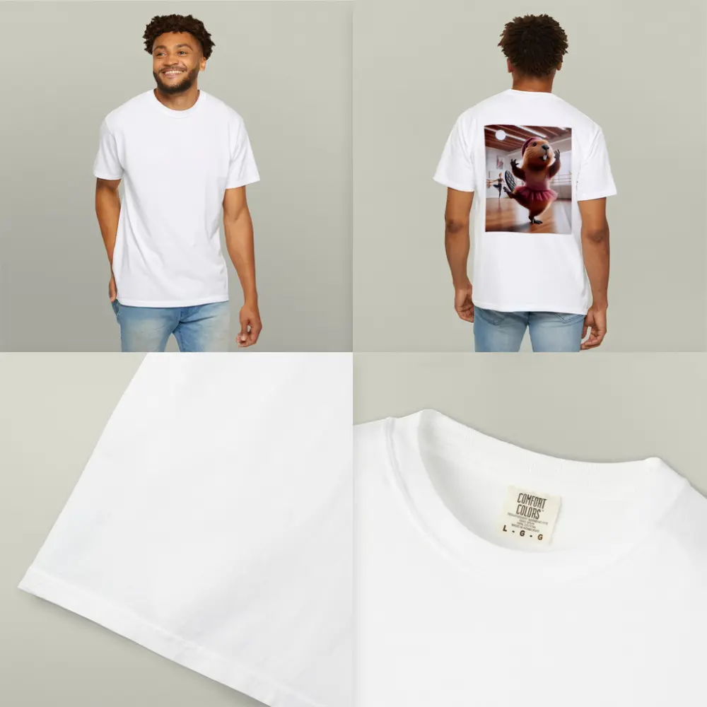 Funny Beaver Ballerina Dancing In Studio – T-Shirts