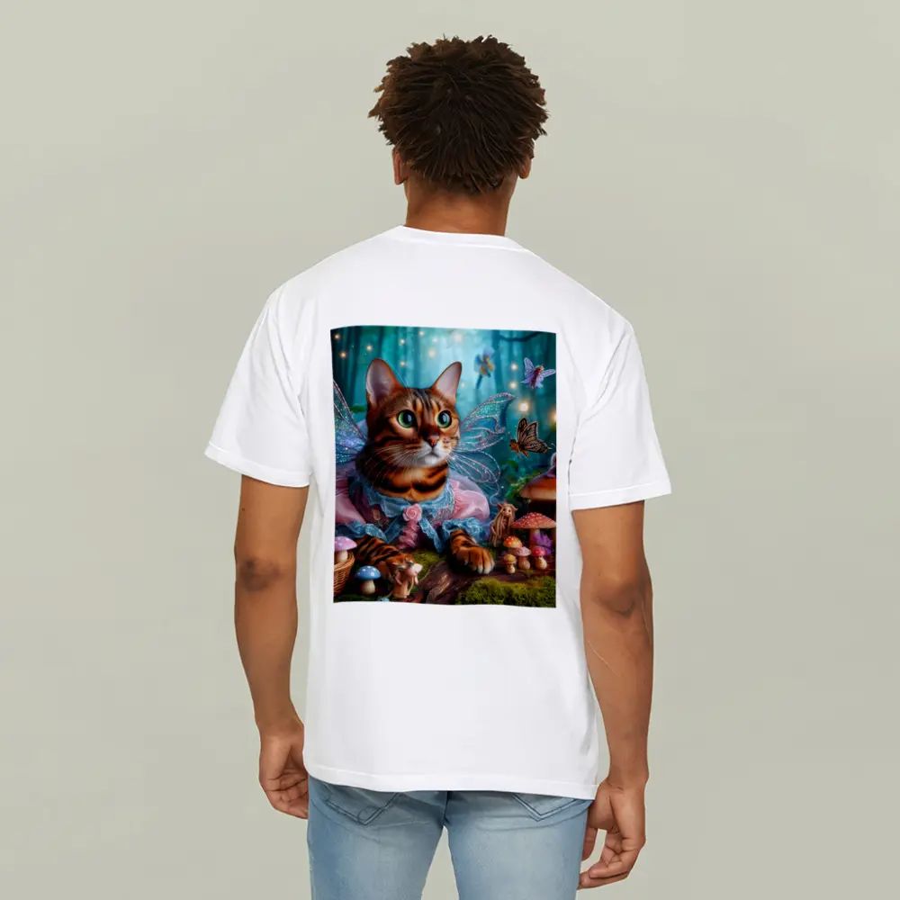 Bengal Cat Fairy Wings Enchanted Forest – T-Shirts
