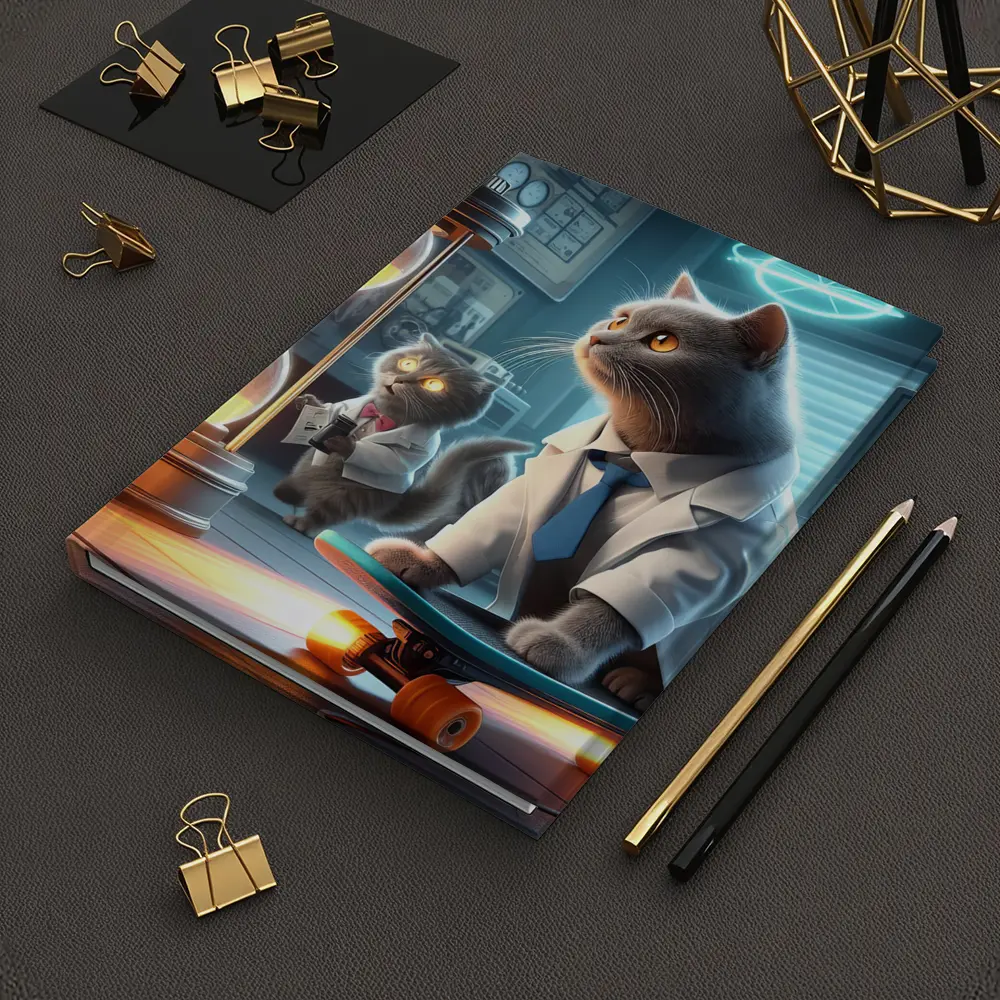 Scientist Cats Time Travel Lab Skateboard – Notebooks
