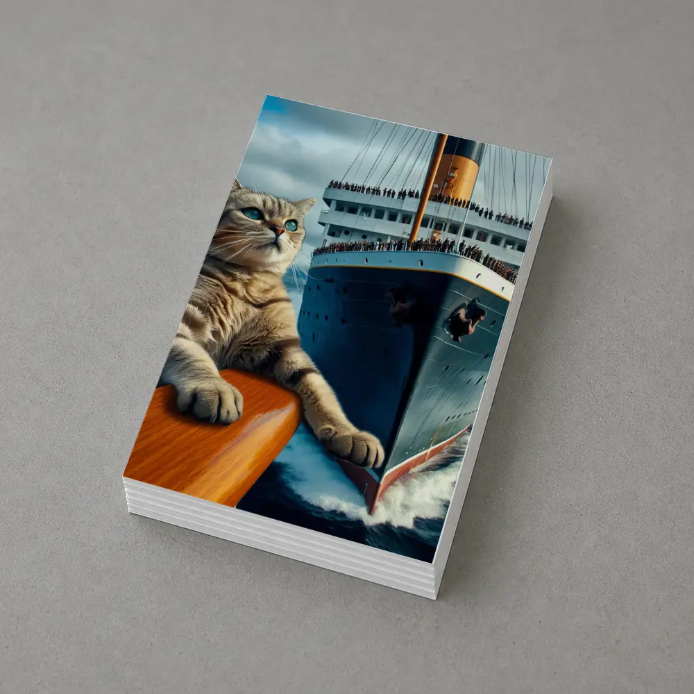 Cat on Cruise Ship Ocean Adventure – Postcards