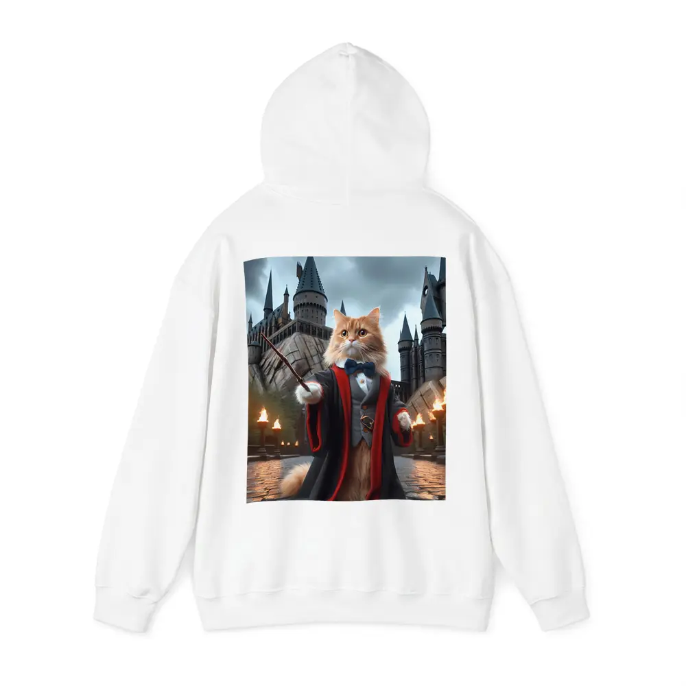 Orange Cat Wizard Robes Magic Castle – Hoodies
