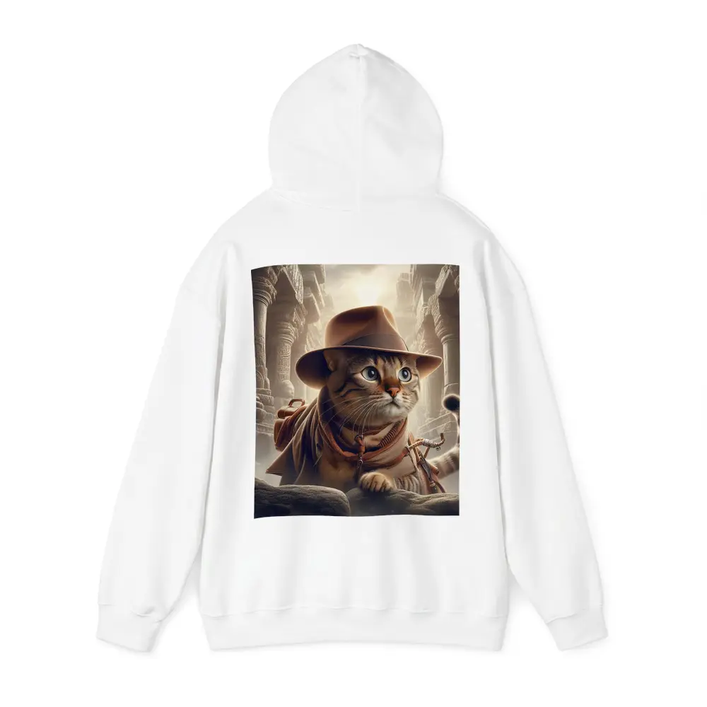 Adventure Cat Explorer Ancient Temple Ruins – Hoodies