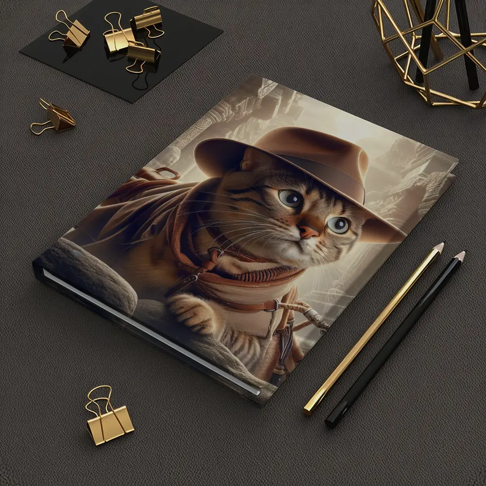 Adventure Cat Explorer Ancient Temple Ruins – Notebooks