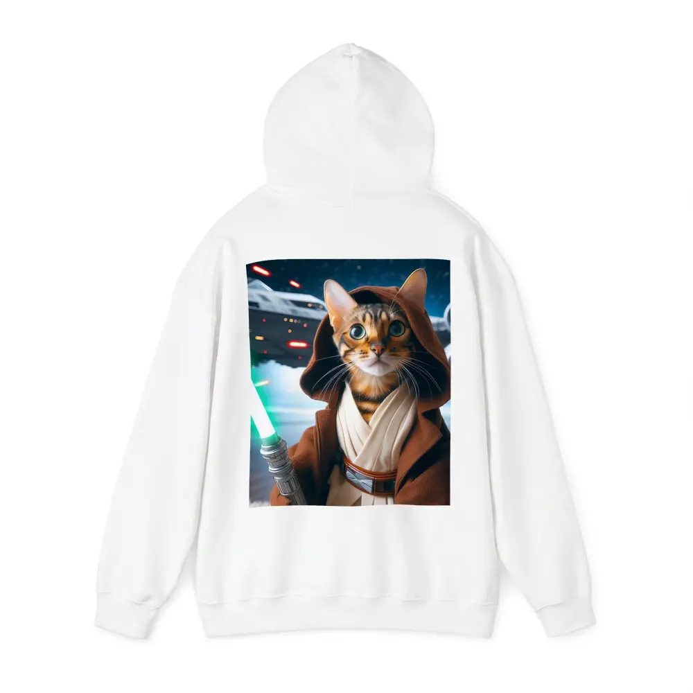 Bengal Cat Jedi Knight Space Battle – Hoodies