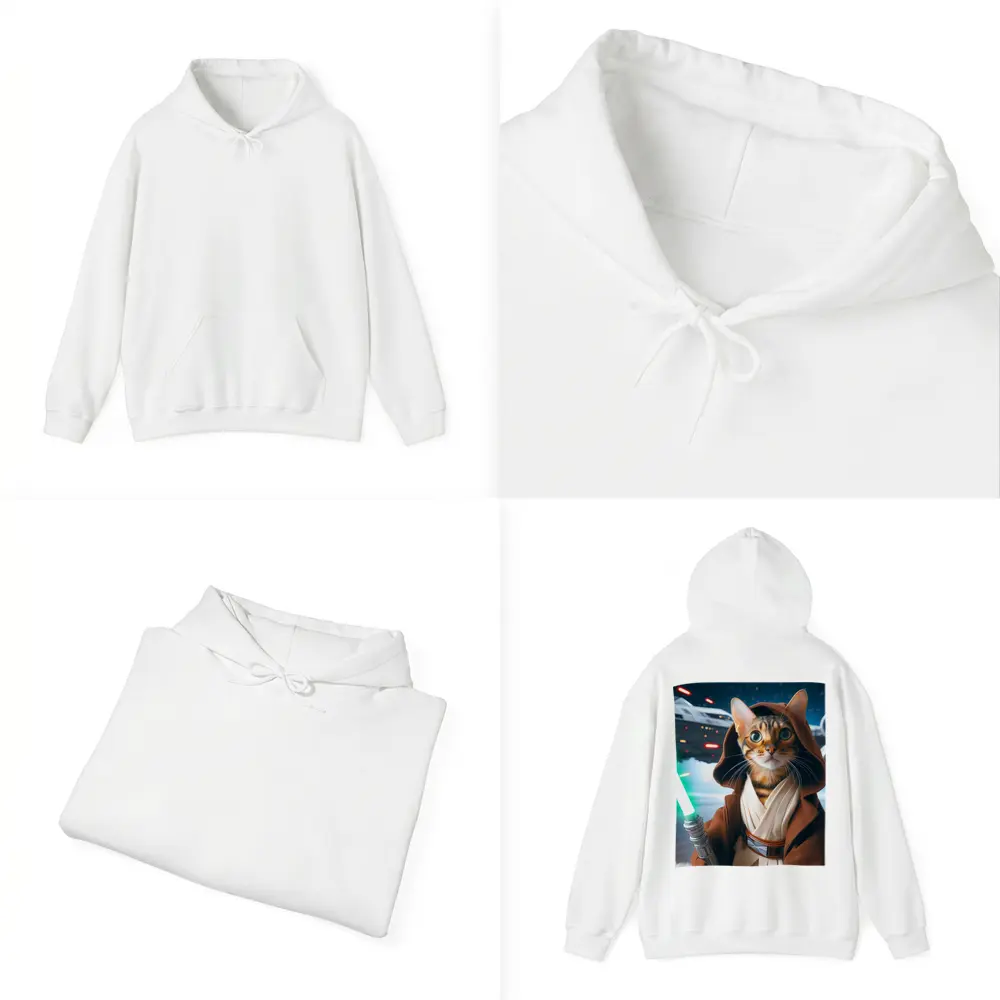 Bengal Cat Jedi Knight Space Battle – Hoodies