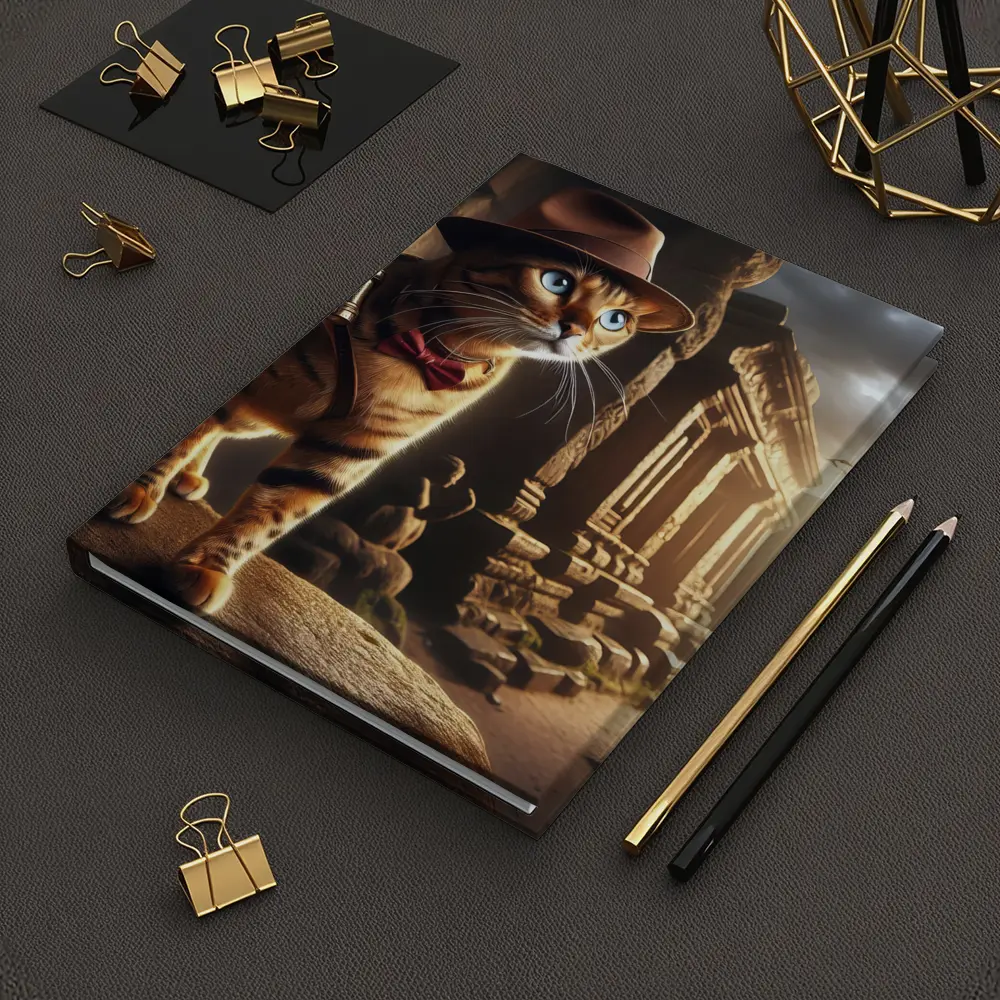 Adventure Cat Explorer Ancient Temple Ruins – Notebooks