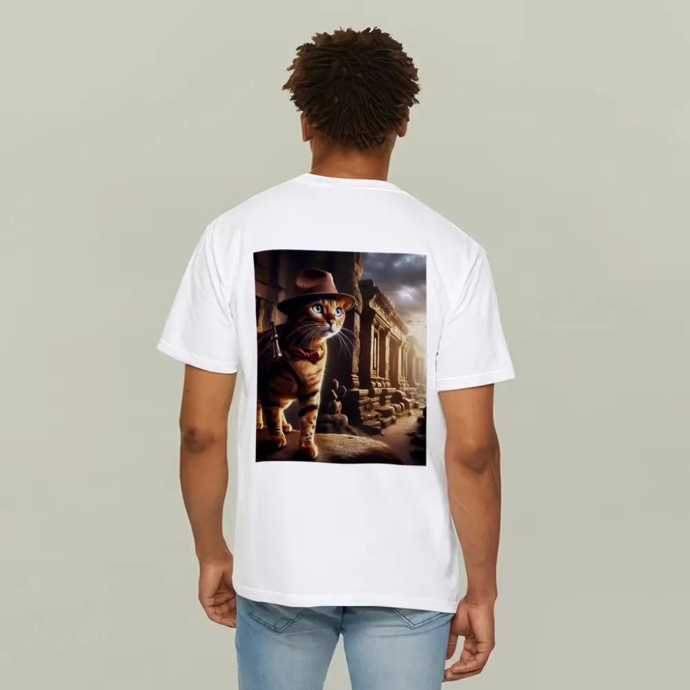 Adventure Cat Explorer Ancient Temple Ruins – T-Shirts