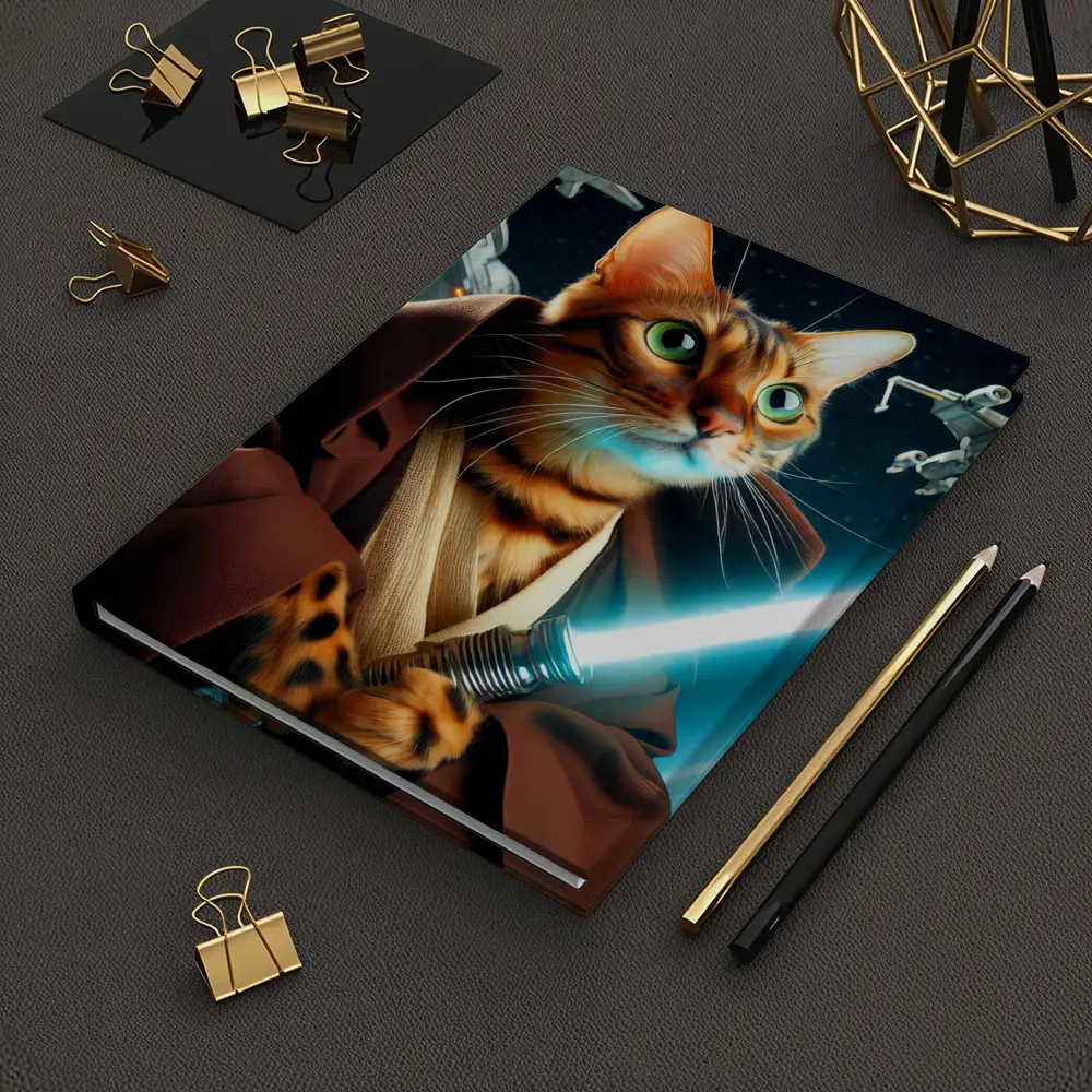 Bengal Cat Jedi Space Battle Fantasy – Notebooks