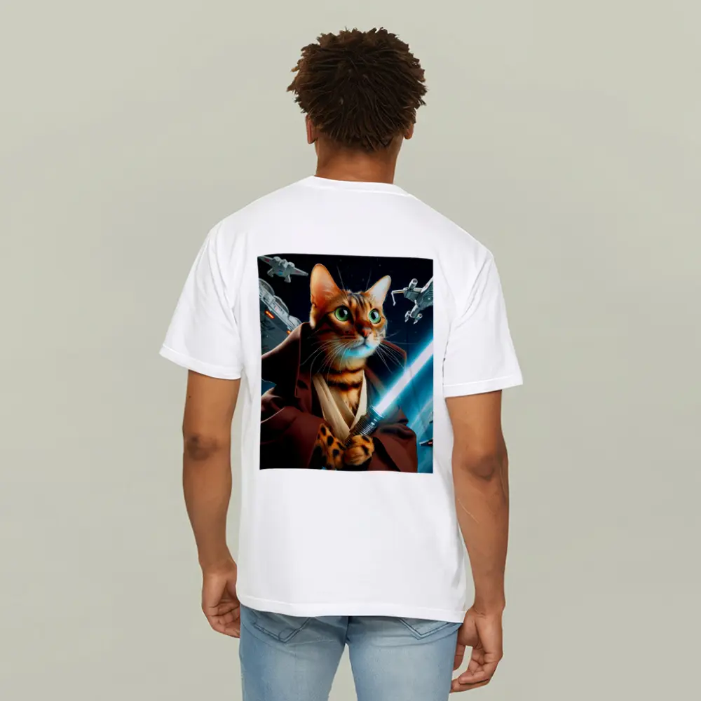 Bengal Cat Jedi Space Battle Fantasy – T-Shirts