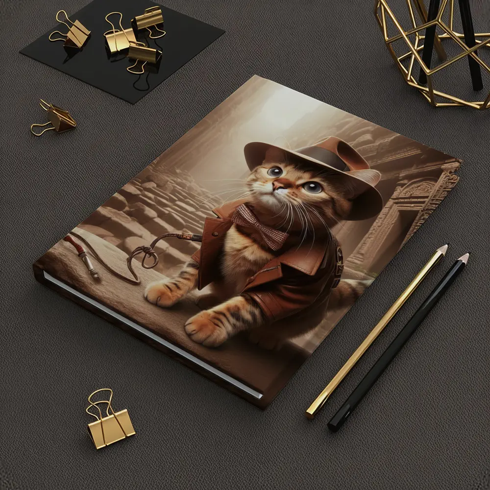Adventure Cat Explorer Ancient Temple Ruins – Notebooks