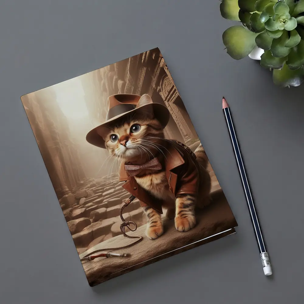Adventure Cat Explorer Ancient Temple Ruins – Notebooks